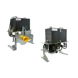 Mobilus agregatas, varomas kardaniniu velenu, su 2 sekcijų 80 l skirstytuvu, 45 l baku, kurio maksimali siurblio galia yra 53 l,