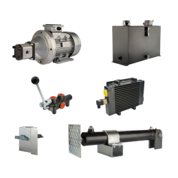 Malkų skaldytuvo hidraulika: skaldymo galia: 7 tonos, skaldymo ciklo laikas: 18–21 sekundė. Pavara, siurblys, variklis, 45 litrų