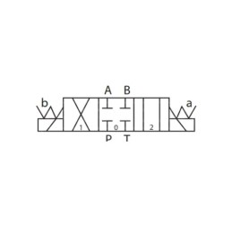 6 sekcijų 12 V hidraulinis skirstytuvo blokas, tipas Cetop 3 NG6, su proporciniu srauto reguliatoriumi, komplektuojamas su „Hydr