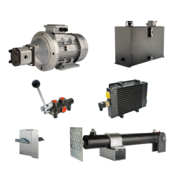 Malkų skaldytuvo hidraulika: skaldymo galia: 8 tonos, skaldymo ciklo laikas: 14–17 sekundžių. Pavara, siurblys, variklis, 45 lit