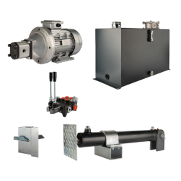 Malkų skaldytuvo hidraulika: skaldymo galia: 5 tonos, skaldymo ciklo laikas: 18–21 sekundė. Pavara, siurblys, variklis, 100 litr