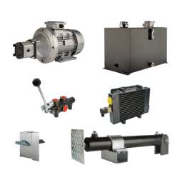 Malkų skaldytuvo hidraulika: skaldymo galia: 7 tonos, skaldymo ciklo laikas: 18–21 sekundė. Pavara, siurblys, variklis, 75 litrų