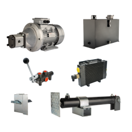 Malkų skaldytuvo hidraulika. Skaldymo galia: 10 tonų. Skaldymo ciklo laikas: 14–17 sekundžių. Pavara, siurblys, variklis, 45 lit