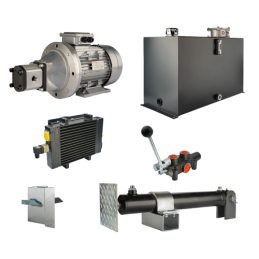 Malkų skaldytuvo hidraulika: skaldymo galia: 10 tonų, skaldymo ciklo laikas: 18–21 sekundė. Pavara, siurblys, variklis, 100 litr