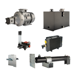 Malkų skaldytuvo hidraulika: skaldymo galia: 5 tonos, skaldymo ciklo laikas: 18–21 sekundė. Pavara, siurblys, variklis, 75 litrų