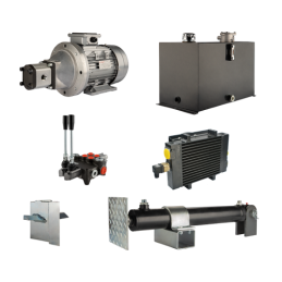 Malkų skaldytuvo hidraulika: skaldymo galia: 5 tonos, skaldymo ciklo laikas: 11–14 sekundžių. Pavara, siurblys, variklis, 75 lit