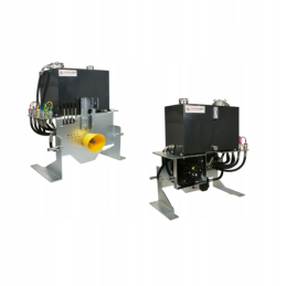 Mobilus agregatas, varomas kardaniniu velenu, su 4 sekcijų 80 l skirstytuvu, 45 l baku, maksimaliu 67 l siurblio našumu ir alyvo