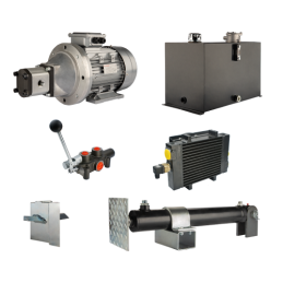 Malkų skaldytuvo hidraulika: skaldymo galia: 8 tonos, skaldymo ciklo laikas: 9–12 sekundžių. Pavara, siurblys, variklis, 75 litr