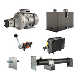 Malkų skaldytuvo hidraulika. Skaldymo galia: 10 tonų. Skaldymo ciklo laikas: 14–17 sekundžių. Pavara, siurblys, variklis, 75 lit