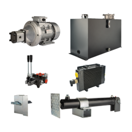 Malkų skaldytuvo hidraulika: skaldymo galia: 5 tonos, skaldymo ciklo laikas: 11–14 sekundžių. Pavara, siurblys, variklis, 100 li