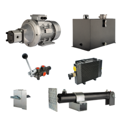 Malkų skaldytuvo hidraulika: skaldymo galia: 10 tonų, skaldymo ciklo laikas: 9–12 sekundžių. Pavara, siurblys, variklis, 75 litr