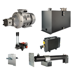 Malkų skaldytuvo hidraulika: skaldymo galia: 8 tonos, skaldymo ciklo laikas: 14–17 sekundžių. Pavara, siurblys, variklis, 100 li