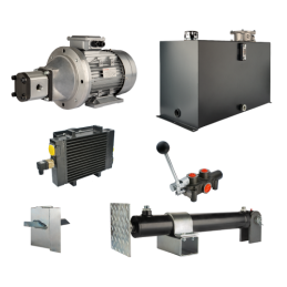 Malkų skaldytuvo hidraulika. Skaldymo galia: 12 tonų. Skaldymo ciklo laikas: 11–14 sekundžių. Pavara, siurblys, variklis, 100 li