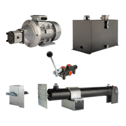 Malkų skaldytuvo hidraulika. Skaldymo galia: 19 tonų. Skaldymo ciklo laikas: 14–17 sekundžių. Pavara, siurblys, variklis, 75 lit