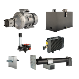 Malkų skaldytuvo hidraulika. Skaldymo galia: 10 tonų. Skaldymo ciklo laikas: 14–17 sekundžių. Pavara, siurblys, variklis, 75 lit