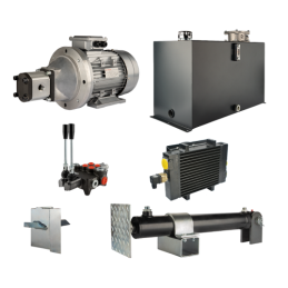 Malkų skaldytuvo hidraulika: skaldymo galia: 8 tonos, skaldymo ciklo laikas: 9–12 sekundžių. Pavara, siurblys, variklis, 100 lit