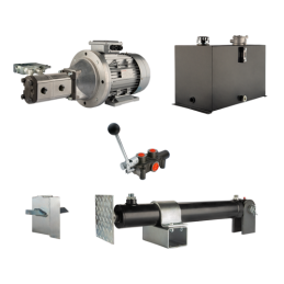 Malkų skaldytuvo hidraulika. Skaldymo galia: 16 tonų. Skaldymo ciklo laikas: 17–20 sekundžių. Pavara, siurblys, variklis, 75 lit