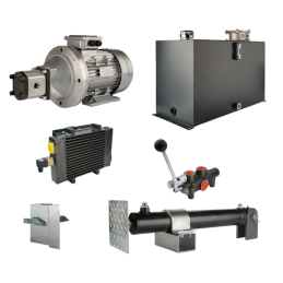 Malkų skaldytuvo hidraulika: skaldymo galia: 12 tonų, skaldymo ciklo laikas: 9–12 sekundžių. Pavara, siurblys, variklis, 100 lit