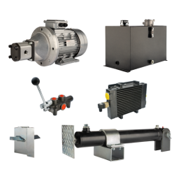 Malkų skaldytuvo hidraulika. Skaldymo galia: 16 tonų. Skaldymo ciklo laikas: 11–14 sekundžių. Pavara, siurblys, variklis, 75 lit