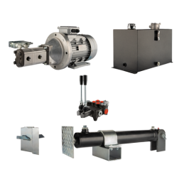 Malkų skaldytuvo hidraulika. Skaldymo galia: 18 tonų. Skaldymo ciklo laikas: 12–16 sekundžių. Pavara, siurblys, variklis, 75 lit