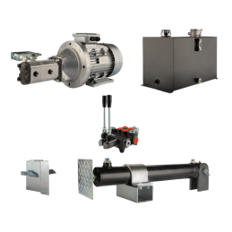 Malkų skaldytuvo hidraulika. Skaldymo galia: 19 tonų. Skaldymo ciklo laikas: 10–13 sekundžių. Pavara, siurblys, variklis, 75 lit