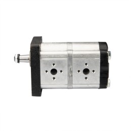 „Hydrosila“ dešininis 2 sekcijų krumpliaratinis hidraulinis siurblys, 2 grupė, tūris: 10/10 cm3/aps., našumas (1500 aps.): 15/15