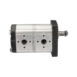 „Hydrosila“ dešininis 2 sekcijų krumpliaratinis hidraulinis siurblys, 2 grupė, tūris: 10/10 cm3/aps., našumas (1500 aps.): 15/15