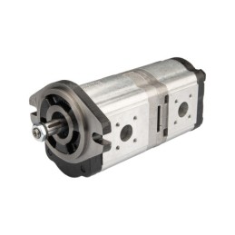 „Hydrosila“ kairysis dviejų sekcijų krumpliaratinis hidraulinis siurblys, 2 grupė, tūris: 22/11,3 cm3/aps., našumas (1500 aps.):