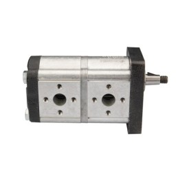 „Hydrosila“ dešininis 2 sekcijų krumpliaratinis hidraulinis siurblys, 2 grupė, tūris: 12/12 cm3/aps., našumas (1500 aps.): 18/18