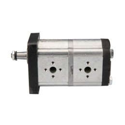 „Hydrosila“ dešininis 2 sekcijų krumpliaratinis hidraulinis siurblys, 2 grupė, tūris: 14/12 cm3/aps., našumas (1500 aps.): 21/18