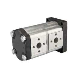 „Hydrosila“ dešininis 2 sekcijų krumpliaratinis hidraulinis siurblys, 2 grupė, tūris: 14/12 cm3/aps., našumas (1500 aps.): 21/18