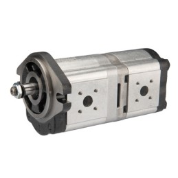 „Hydrosila“ kairysis dviejų sekcijų krumpliaratinis hidraulinis siurblys, 2 grupė, tūris: 16/11,3 cm3/aps., našumas (1500 aps.):