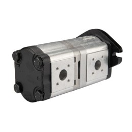 „Hydrosila“ kairysis dviejų sekcijų krumpliaratinis hidraulinis siurblys, 2 grupė, tūris: 16/11,3 cm3/aps., našumas (1500 aps.):