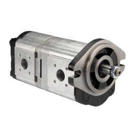 „Hydrosila“ kairysis dviejų sekcijų krumpliaratinis hidraulinis siurblys, 2 grupė, tūris: 16/11,3 cm3/aps., našumas (1500 aps.):