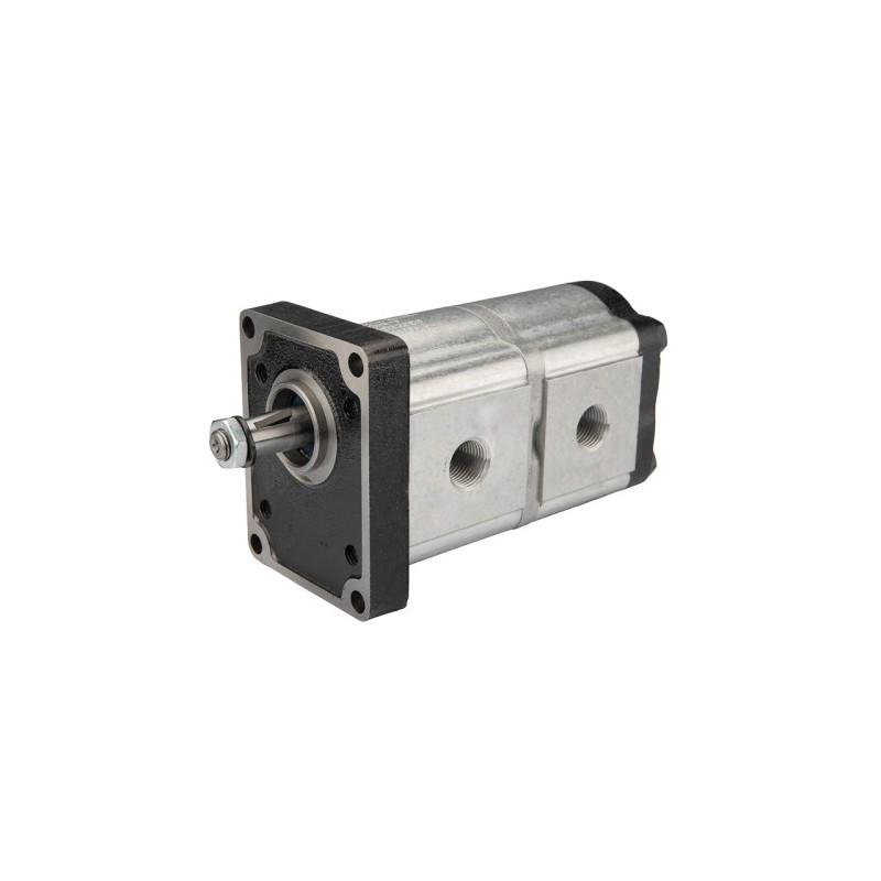 „Hydrosila“ dešininis 2 sekcijų krumpliaratinis hidraulinis siurblys, 2 grupė, tūris: 16/12 cm3/aps., našumas (1500 aps.): 24/18