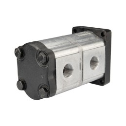 „Hydrosila“ dešininis 2 sekcijų krumpliaratinis hidraulinis siurblys, 2 grupė, tūris: 16/12 cm3/aps., našumas (1500 aps.): 24/18