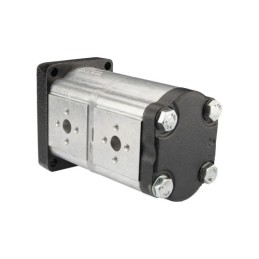 „Hydrosila“ dešininis 2 sekcijų krumpliaratinis hidraulinis siurblys, 2 grupė, tūris: 14/14 cm3/aps., našumas (1500 aps.): 21/21