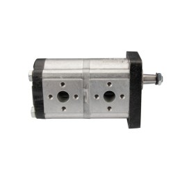 „Hydrosila“ dešininis 2 sekcijų krumpliaratinis hidraulinis siurblys, 2 grupė, tūris: 14/14 cm3/aps., našumas (1500 aps.): 21/21