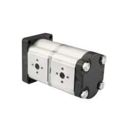 „Hydrosila“ dešininis 2 sekcijų krumpliaratinis hidraulinis siurblys, 2 grupė, tūris: 16/16 cm3/aps., našumas (1500 aps.): 24/24