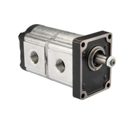 „Hydrosila“ dešininis 2 sekcijų krumpliaratinis hidraulinis siurblys, 2 grupė, tūris: 16/14 cm3/aps., našumas (1500 aps.): 24/21