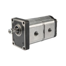 „Hydrosila“ dešininis 2 sekcijų krumpliaratinis hidraulinis siurblys, 2 grupė, tūris: 20/12 cm3/aps., našumas (1500 aps.): 30/18