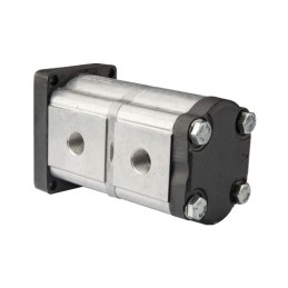 „Hydrosila“ dešininis 2 sekcijų krumpliaratinis hidraulinis siurblys, 2 grupė, tūris: 20/12 cm3/aps., našumas (1500 aps.): 30/18