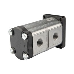 „Hydrosila“ dešininis 2 sekcijų krumpliaratinis hidraulinis siurblys, 2 grupė, tūris: 20/12 cm3/aps., našumas (1500 aps.): 30/18