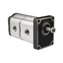 „Hydrosila“ dešininis 2 sekcijų krumpliaratinis hidraulinis siurblys, 2 grupė, tūris: 20/12 cm3/aps., našumas (1500 aps.): 30/18