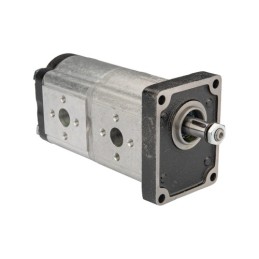 „Hydrosila“ dešininis 2 sekcijų krumpliaratinis hidraulinis siurblys, 2 grupė, tūris: 20/20 cm3/aps., našumas (1500 aps.): 30/30