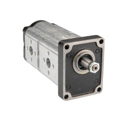 „Hydrosila“ dešininis 2 sekcijų krumpliaratinis hidraulinis siurblys, 2 grupė, tūris: 26/16 cm3/aps., našumas (1500 aps.): 39/24