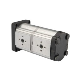 „Hydrosila“ dešininis 2 sekcijų krumpliaratinis hidraulinis siurblys, 2 grupė, tūris: 22/22 cm3/aps., našumas (1500 aps.): 33/33