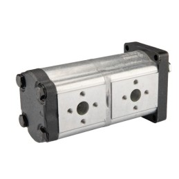 „Hydrosila“ dešininis 2 sekcijų krumpliaratinis hidraulinis siurblys, 2 grupė, tūris: 26/22 cm3/aps., našumas (1500 aps.): 39/33