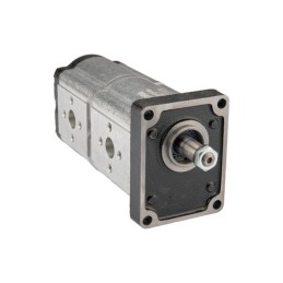 „Hydrosila“ dešininis 2 sekcijų krumpliaratinis hidraulinis siurblys, 2 grupė, tūris: 26/22 cm3/aps., našumas (1500 aps.): 39/33