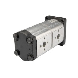 „Hydrosila“ dešininis 2 sekcijų krumpliaratinis hidraulinis siurblys, 2 grupė, tūris: 26/26 cm3/aps., našumas (1500 aps.): 39/39